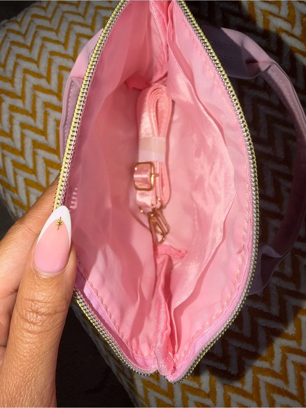 Hello Kitty Pink Character Mini Tote with Polka Dot Bow